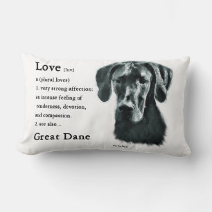 Coussin Rectangle Cadeaux Great Dane d'amour