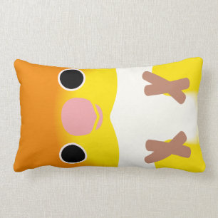 Coussin Rectangle caïque Blanc-gonflé