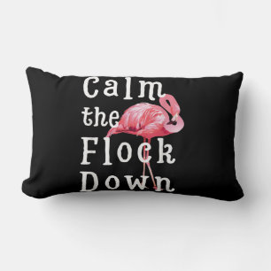 Coussin Rectangle Calme La Fille Flamant rose En Flocon  Flamant ros