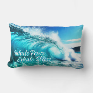 Coussin Rectangle Calmer la vague océanique inspirante