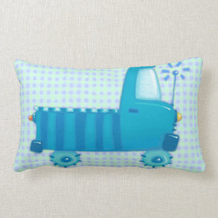 Coussin Rectangle Camion bleu