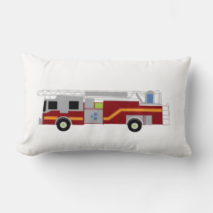 Coussin Rectangle Camion-feu Héros d'urgence Véhicule à lancer oreil