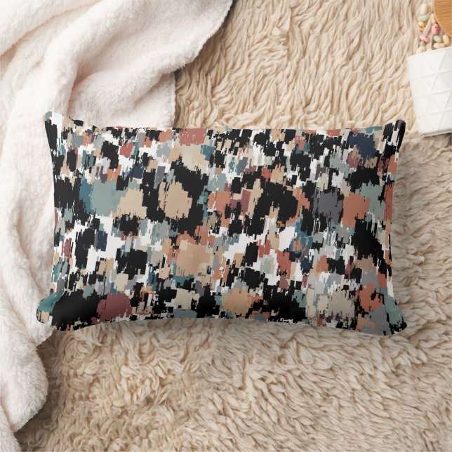 Coussin Rectangle Camo Abstrait en mosaïque (Couverture)