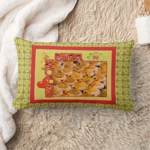 Coussin Rectangle Canards en caoutchouc Inspiration