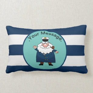 Coussin Rectangle Capitaine Nautical