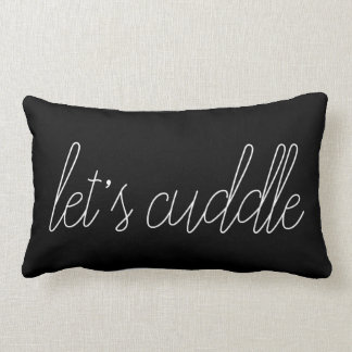 Coussin Rectangle caressons le carreau noir