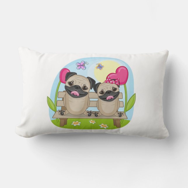 Coussin Rectangle Carlin Valentin 2016 (Recto)
