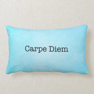 Coussin Rectangle Carpe Diem saisissent la citation de jour -