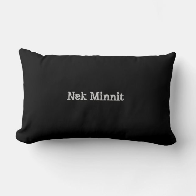 Coussin Rectangle Carreau de Nek Minnit (Recto)