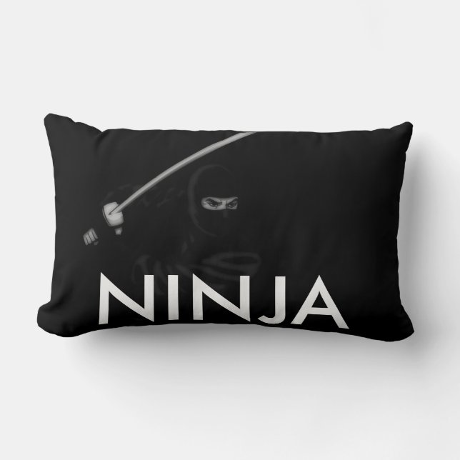Coussin Rectangle Carreau de Ninja (Recto)