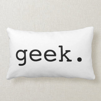 Coussin Rectangle Carreau de typographie de geek