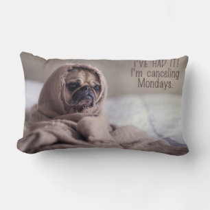 Coussin Rectangle Carreau drôle de chien