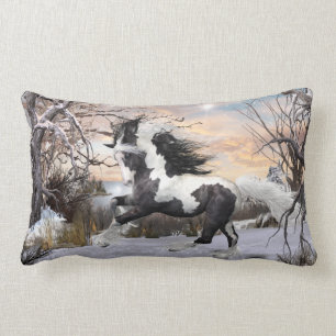 Coussin Rectangle Carreau gitan de cheval de Vanner