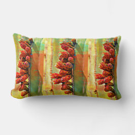 Coussin Rectangle Carreau peint d'ampoules de tuyau de fourneau