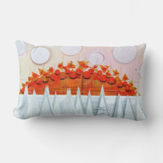 Coussin Rectangle Carte de remerciement "HIVER" de JESSICA ANNE FRAN