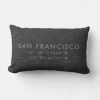 Carte personnalisée San Francisco | Gris charbon