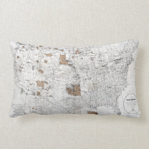 COUSSIN RECTANGLE CARTE : RÉSERVATIONS, 1888