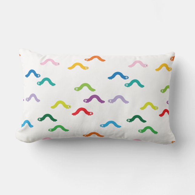 Coussin Rectangle Caterpillar (Recto)