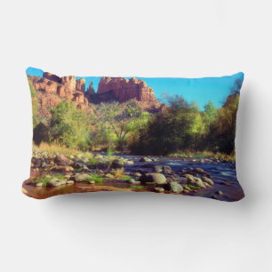 Coussin Rectangle Cathedral Rock reflétant Oak Creek