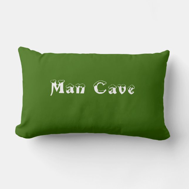 Coussin Rectangle Caverne d'homme (Recto)