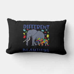 Coussin Rectangle Ce qui vous rend différents éléphant maman Autisme