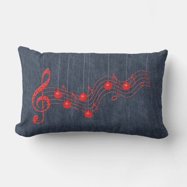Coussin Rectangle Célébration musicale (Recto)