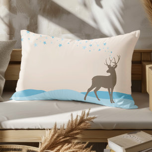 Coussin Rectangle Cerf Mignon Saison Moderne Minimaliste sans photo