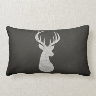 Coussin Rectangle Cerfs communs avec le dessin de craie