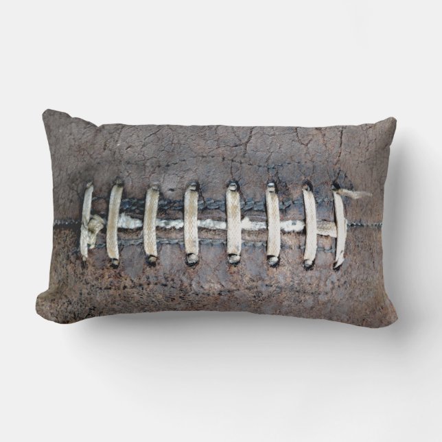 Coussin Rectangle Chaînes de football horizontales (Recto)