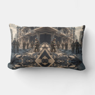 Coussin Rectangle champ de bataille
