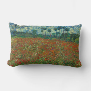 Coussin Rectangle Champ de pavot - Vincent van Gogh