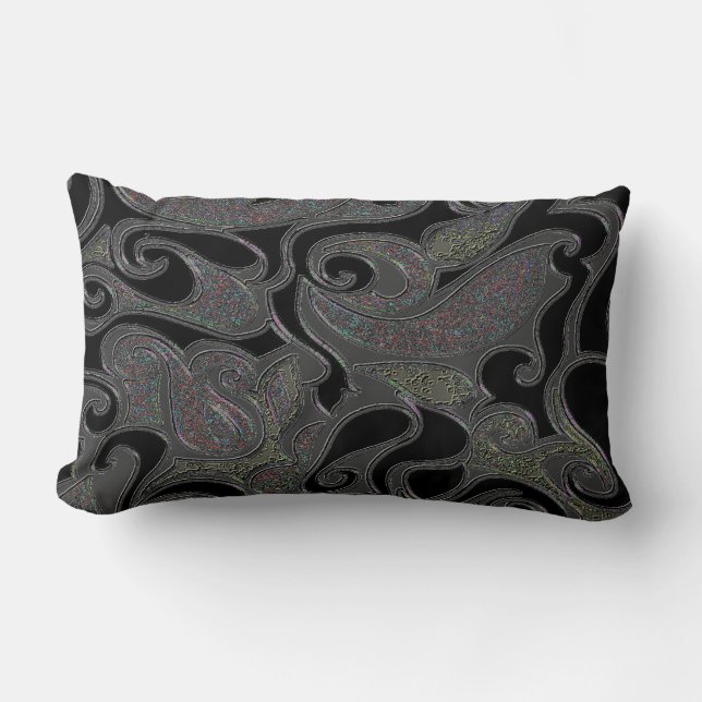 Coussin Rectangle Changer le rectangle de rotation rétro-dénudé coul (Recto)