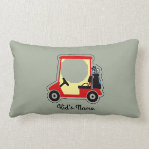 Coussin Rectangle Chariot de golf