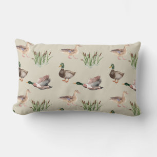 Coussin Rectangle Chasse au canard Jeu d'oreiller Majard