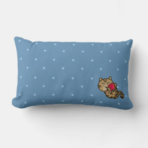 Coussin Rectangle chat et pomme