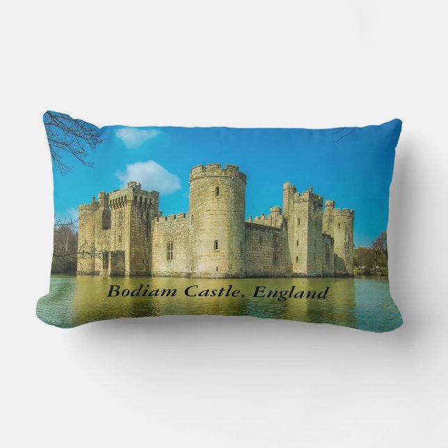 Coussin Rectangle Château de Bodiam magique dans East Sussex England (Recto)
