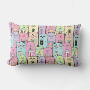 Coussin Rectangle Chats mignons