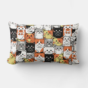 Coussin Rectangle Chats mignons