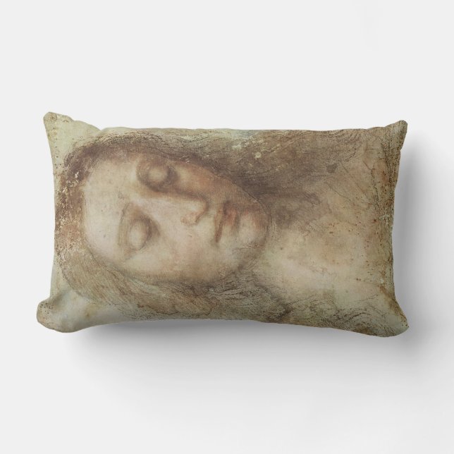 Coussin Rectangle Chef du Christ (Christianisme) (Léonard de Vinci) (Recto)