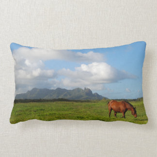 Coussin Rectangle Chevaux de Kapaa - Kauai Hawaï