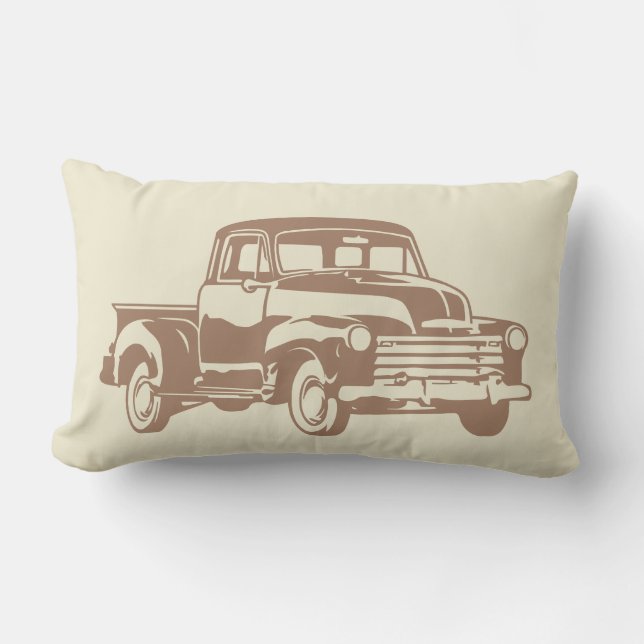 Coussin Rectangle Chevrolet Chevrolet 1953 5-fenêtre Camion classiqu (Recto)