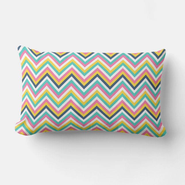 Coussin Rectangle Chevron motif (Recto)