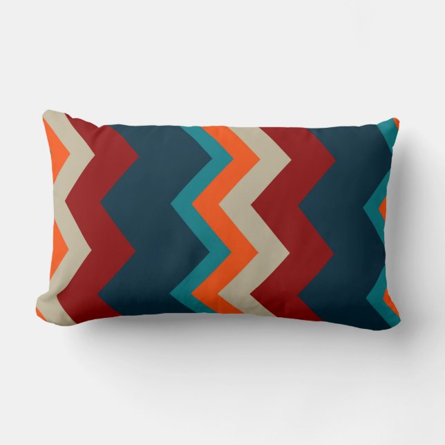Coussin Rectangle Chevron Sud-Ouest (Recto)
