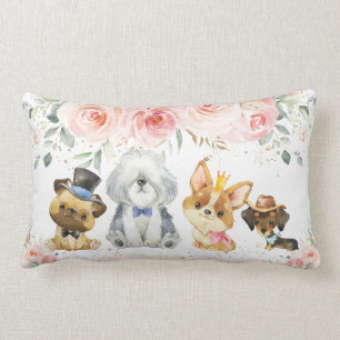 Coussin Rectangle Chiens mignons Corgi Carlin Sheepdog Dachshund Flo
