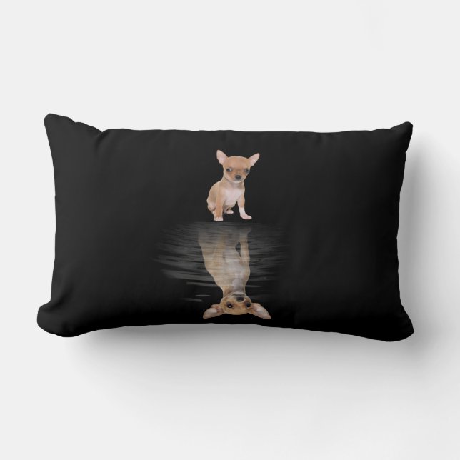 Coussin Rectangle Chihuahua (Recto)