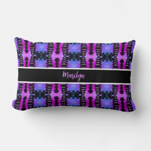 Coussin Rectangle Chine Ancien Canton la pagode fleurie