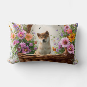 Coussin Rectangle Chiot de Shiba Inu