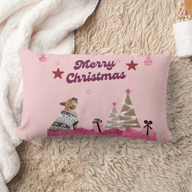 Coussin Rectangle Christmas with our adorable puppy cushion! 🎄🐾 (Couverture)