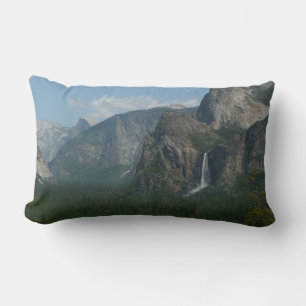 Coussin Rectangle Chute de Bridalveil et Half Dome à Yosemite