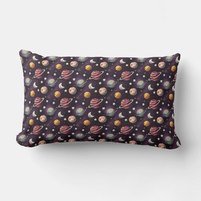 Coussin Rectangle Ciel galactique (Recto)